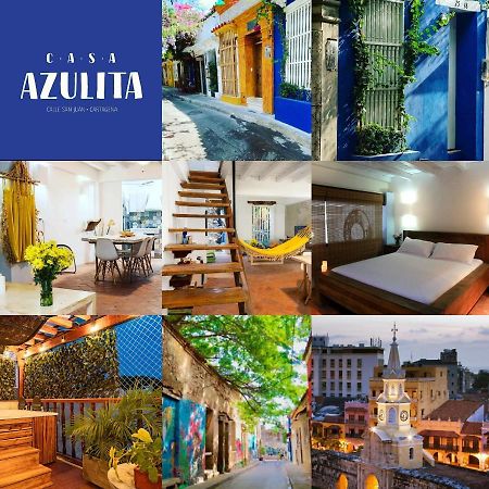 Cartagena Casa Azulita Rnt# 64888ヴィラ エクステリア 写真