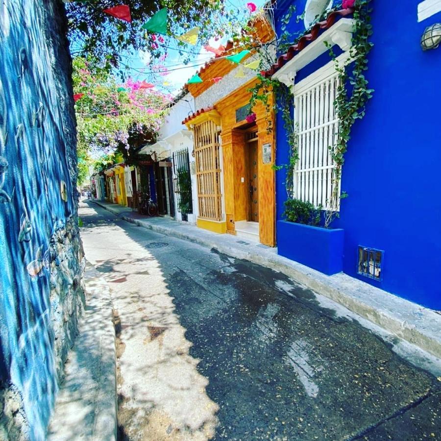 Cartagena Casa Azulita Rnt# 64888ヴィラ エクステリア 写真