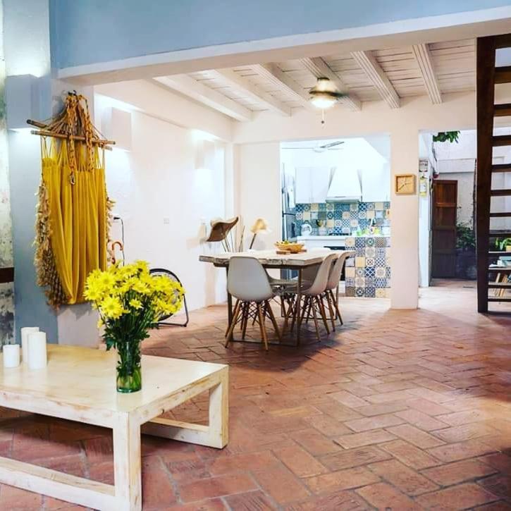 Cartagena Casa Azulita Rnt# 64888ヴィラ エクステリア 写真